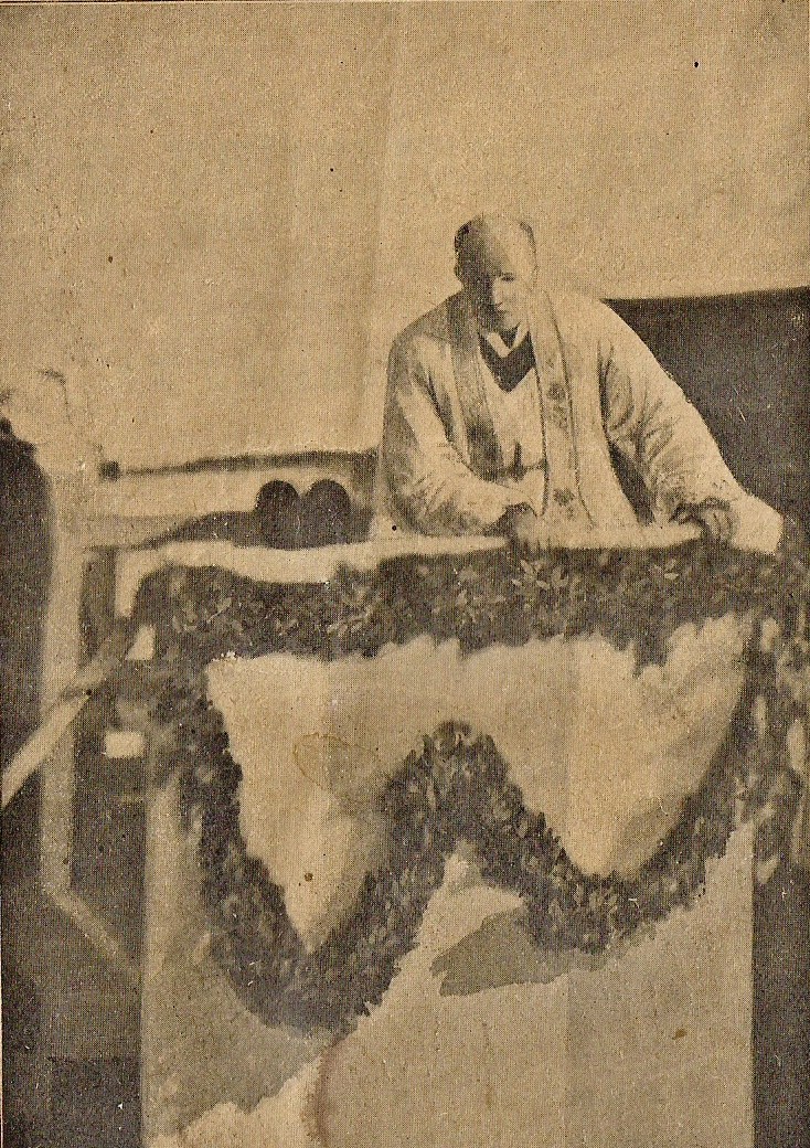 o. Bernard Łubieński na misjach parafialnych na Woli w Warszawie 1905r.